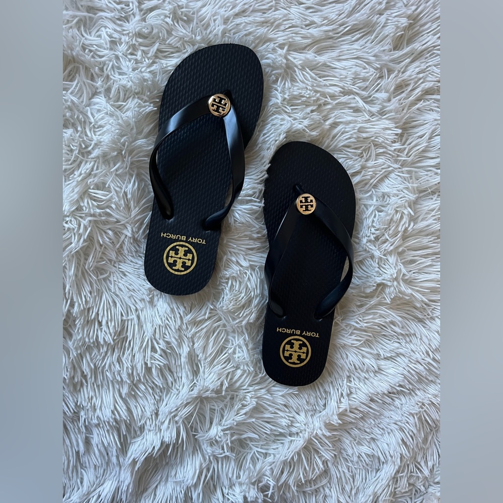 Brand new Tory Burch flip flops